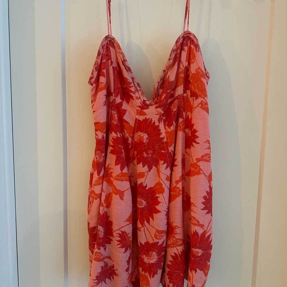 free people mini floral dress